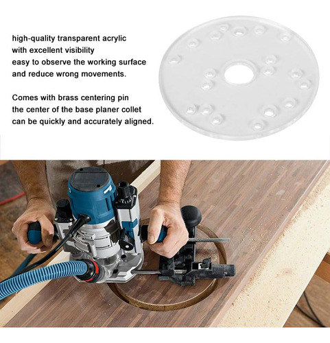 Placa Base Universal Para Enrutador Compatible Con Ryobi, He
