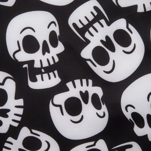 Bolsa Reutilizable Importada Halloween Trick Or Treat Skulls