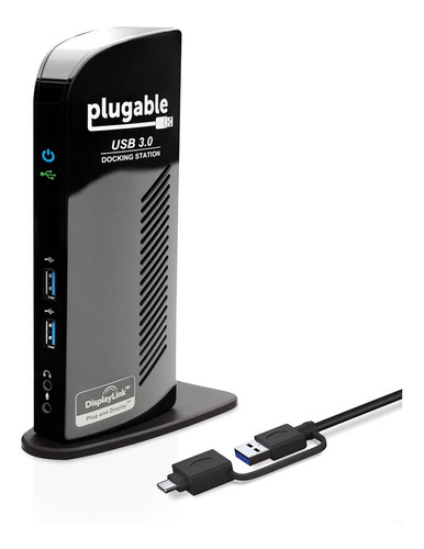 Replicador De Puertos Usb 3.0 De Plugable, Negro