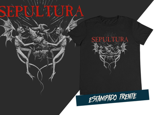 Camiseta Thrash Death Speed Metal Sepultura C3