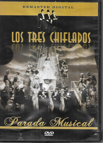 Los Tres Chiflados En Parada Musical Remaster Digital Dvd (Usado)