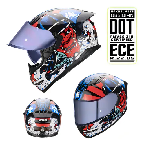 Casco moto samurai hotsell