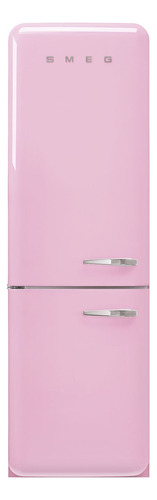 Heladera inverter no frost Smeg 50's Style FAB32LPK5 rosa con freezer 331L 220V - 240V