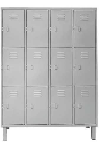 Lockers Casillero Metalico Nacional 4 Cuerpos 12 Puertas