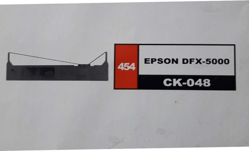 Pack C/5 Cinta Para Impresora Epson Dfx 5000/8000 #454