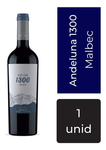 Vino Andeluna 1300 Malbec 750 Ml Mp Drinks