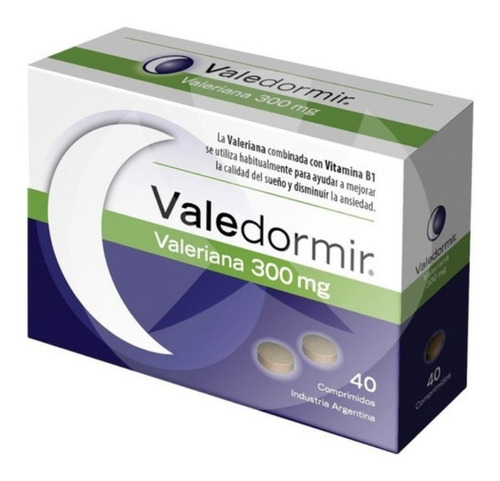Vale Dormir Valeriana 300mg 40 Comprimidos