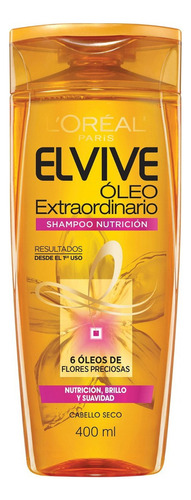 Shampoo Elvive Oleo Extraordinario Nutrición 400ml Loreal