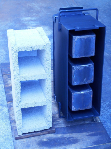 Imagen 2 de 6 de Molde O Formaleta Para Bloques De Concreto.
