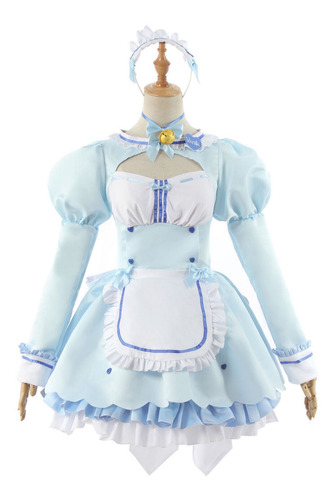 Imagen 6 de 6 de Súper Lindo Traje De Mucama Vestido Con Lazo