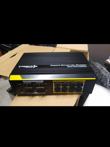 Cygnus S2008-150-v2 Switch Cctv Industrial De 8 Puertos Fan-