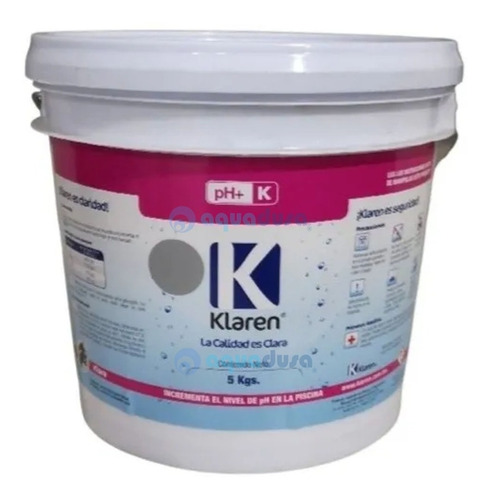 Aumentar Ph+ Agua Alberca Medicion Klaren Bote De 5 Kg