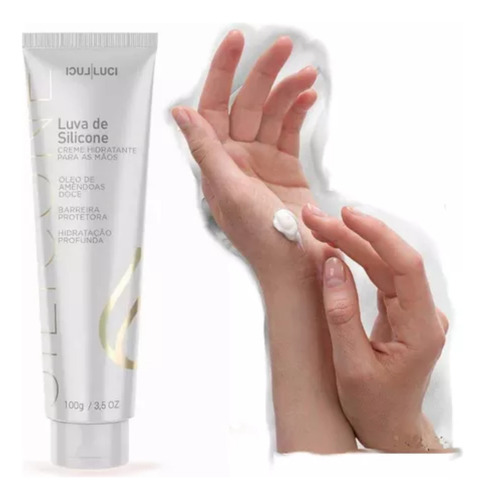 Kit 2x Creme Hidratante Luva De Silicone Luci Luci - 100g