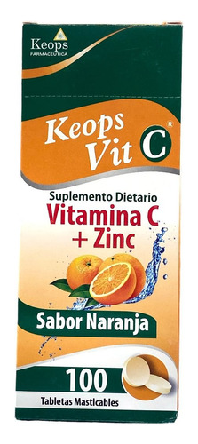 Vitamina C + Zinc 100 Tabletas - g a $284