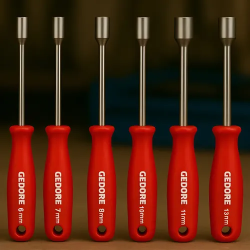 Jogo De Chave Canhão Gedore Red 6 Ao 13mm 6pçs Cromo Vanádio