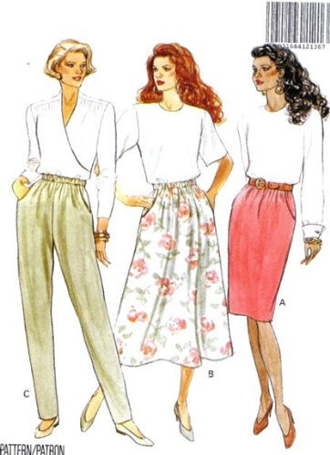 Butterick Patterns  Patron Costura Para Falda Pantalon 5857