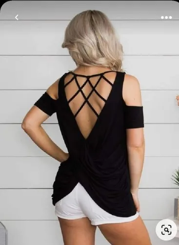 Remeras con escote en la espalda new arrivals