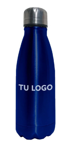 Botellas Metálicas Personalizadas Con Logo 500ml 10 Unidades