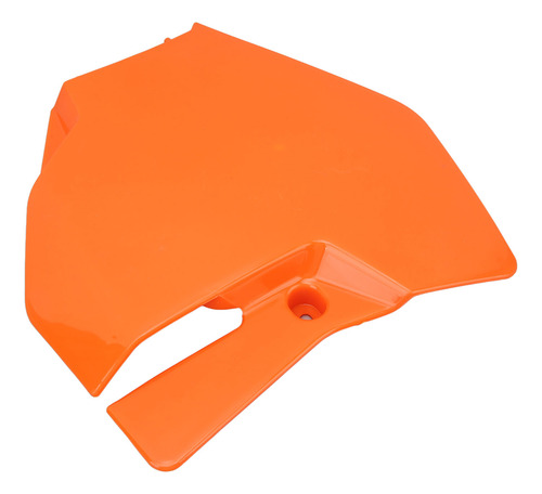 Placa De Matrícula Delantera De Moto Naranja De Plástico Abs