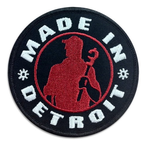 Fabricado Detroit Patch  Vario Diseño Color