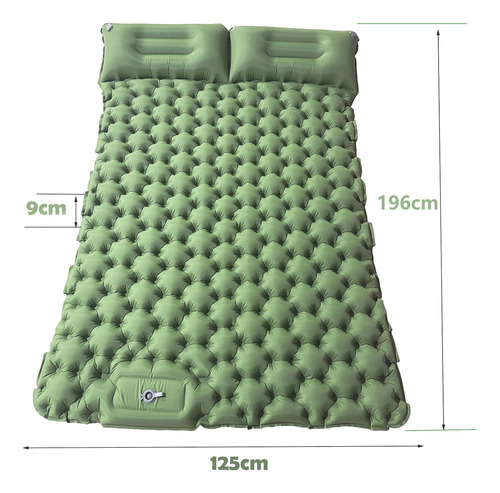 Colchoneta De Camping Para 2 Personas, Cómoda Colchoneta De