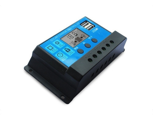Controlador De Carga Solar 30a,12/24v Automático, Pwm