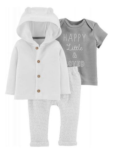 Trío Conjunto Campera Algodon Bebe Carter S Pilchasdemarca