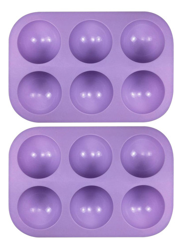 - . 6 Agujeros De Media Esfera De Silicona For Hornear