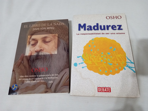Osho X 2 Libros Madurez El Libro De La Nada C/detalles Paler (Usado)