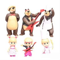 Comprar Masha Y El Oso Set Figuras Colección Decoración 