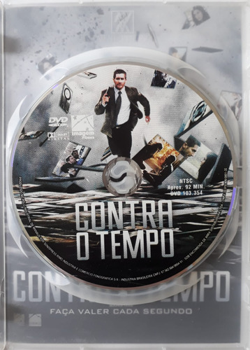 Dvd Contra O Tempo (2011) - Michelle Monaghan - Original (Usado)