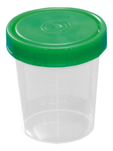 50 Vaso Recipiente Recolector Muestra Esteril 120ml Amsino