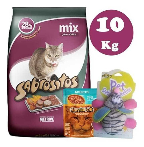 Sabrositos Gato Mix 10kg + Regalo 