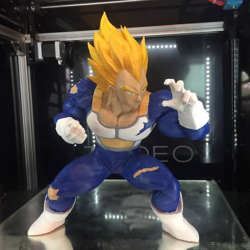 Vegeta Dragon Ball Z 27cm Impresion 3d