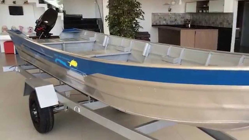 Barco De Alumínio Pety Brasil 600 De 6 Metros