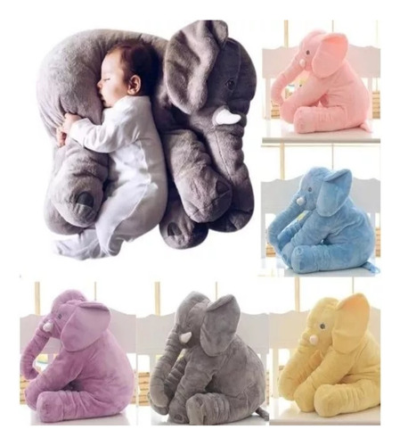 Peluche Almohada Cojín De Apego De Elefante Para Bebes