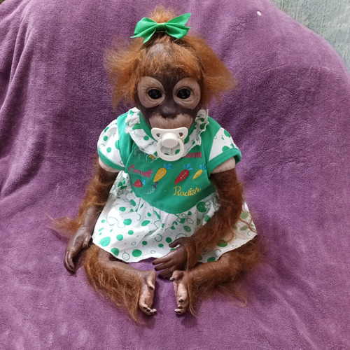 Bebé Orangután Reborn (Usado)