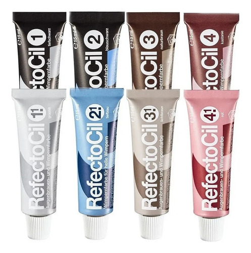 Kit Refectocil 1 Tinta Cílios E Sobrancelhas N3 + 1 Oxidante