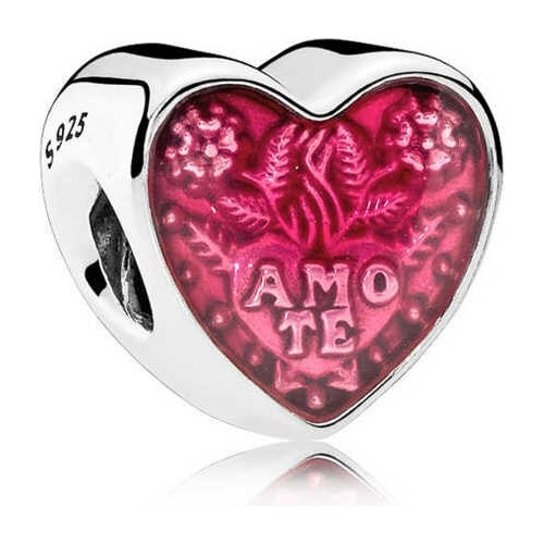 Charm Dije Corazon Te Amo Plata 925