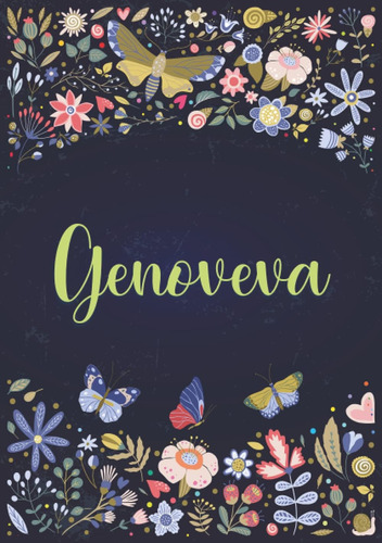 Libro: Genoveva: Cuaderno De Notas A5 | Nombre Personalizado