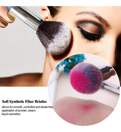 Juego De Brochas De Maquillaje De Cristal Regalo De Belleza