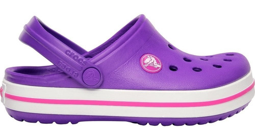 Crocband Jr Neon Purple/ Neon Magenta  Envios A Todo Pais