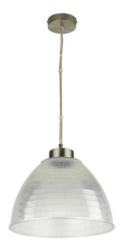 Lámpara Led Colgante Aluminio Satinado 15w Tecnolite Ctl-8070/s Color Blanco