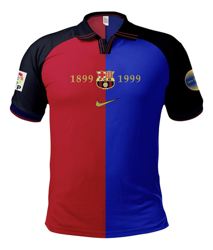 Barcelona 1999 Retro Jersey, Barcelona Jersey, Barca Je...