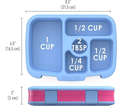  Bentgo Fiambrera infantil a prueba de fugas - Azul : Hogar y  Cocina