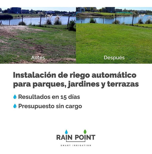 Imagen 1 de 3 de Instalacion Riego Automatico - Césped - Jardines Y Huertas