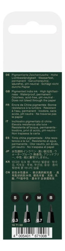 Estilógrafos Desechables Faber Castell Pitt Artists C/4pzas