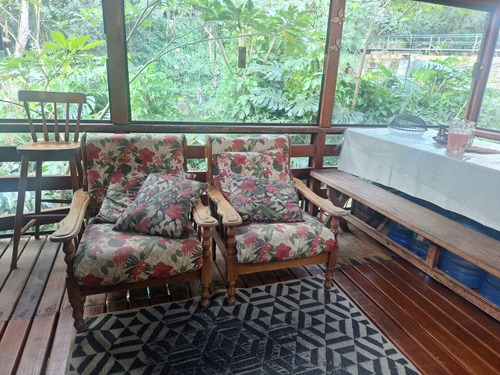Chale Com Vista P Cachoeira, Com 2 Dormitórios Em Camping Ca