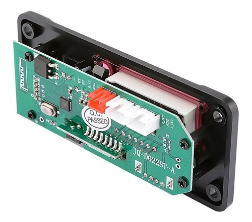 Imagen 5 de 8 de Lector Panel Bluetooth Mp3 Usb Micro Sd Radio Aux + Control