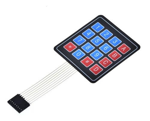 Teclado Matricial Arduino Interruptor Membrana 4x4